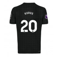 Dres Tottenham Hotspur Mohammed Kudus #20 Gostujuci 2025-26 Kratak Rukav